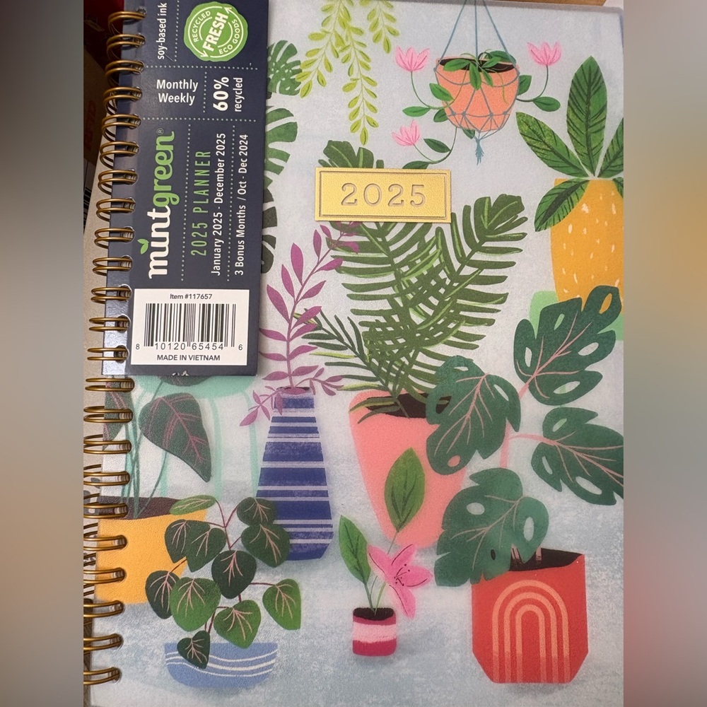 2025 Planner - Colorful Botanical Design